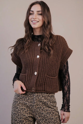 Chocolate Sweater Top