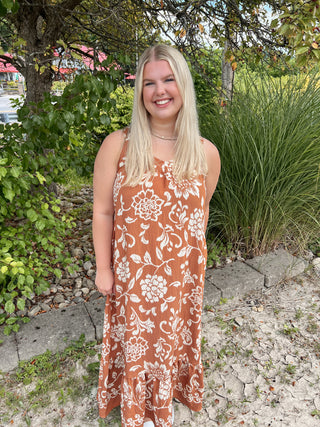 Caramel Maxi Dress