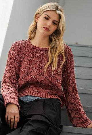 Mineral Crochet Sweater