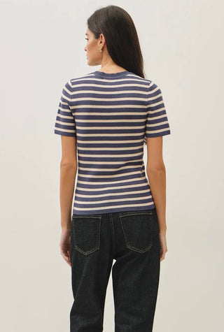 Teal Stripe Sweater