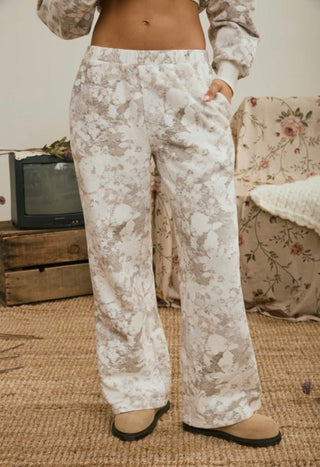 Floral Camo Wide Leg Pant