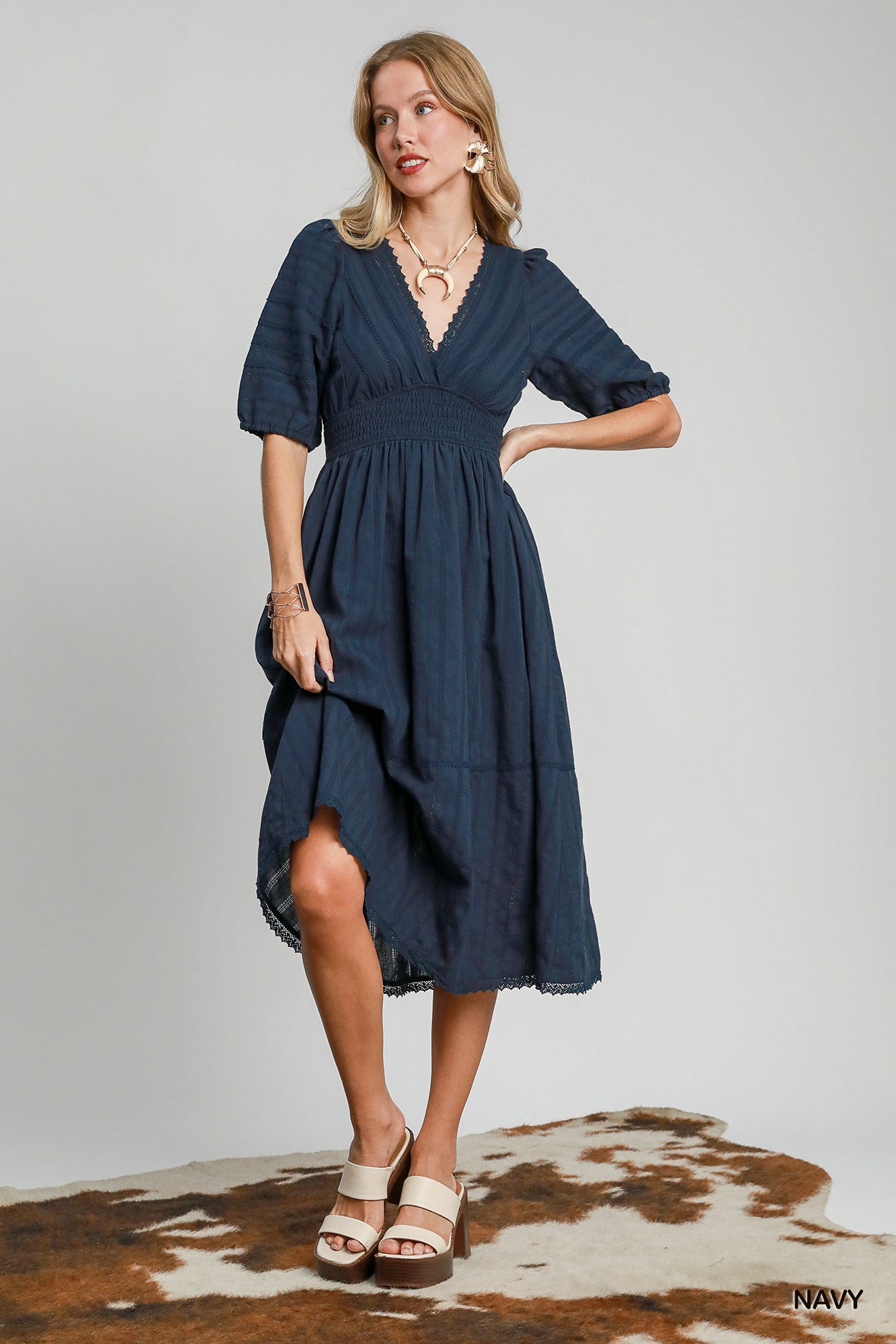 navy blue lace top dress Navy Tiered Lace Floral Gown | Liylah