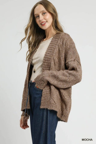 Mocha Chunky Cardigan