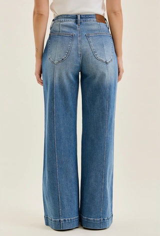 Liza High Waist Short Palazzo Denim