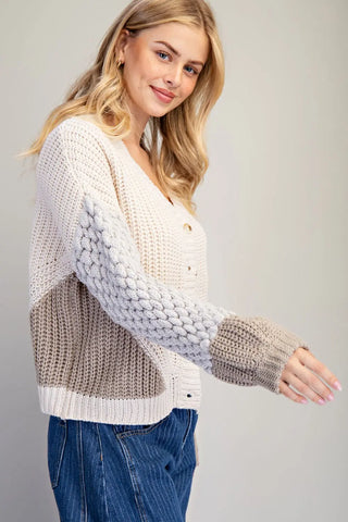 Colorblock Cardigan