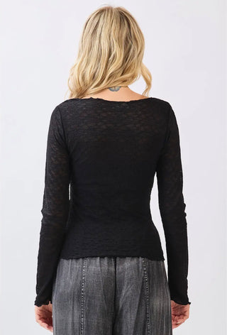 Black Lace Top
