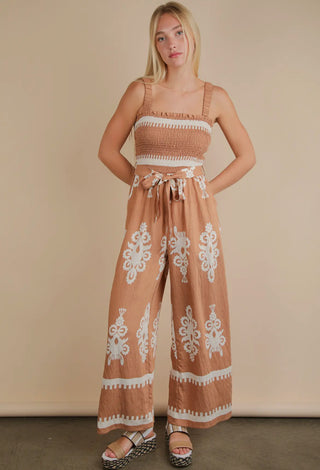 Boho Print Jumpsuit