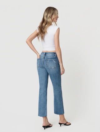 Carly High Rise Ankle Straight