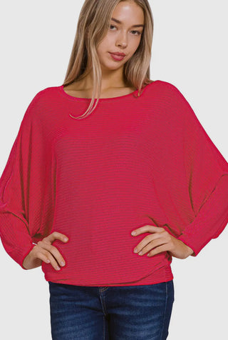 Ruby Boatneck Knit Top