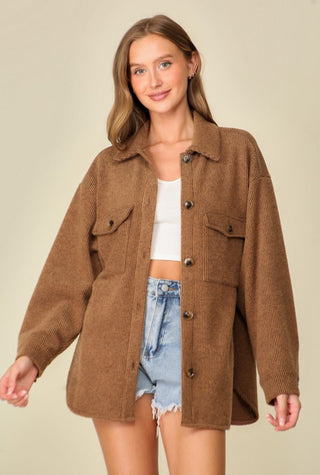 Mocha Soft Shacket