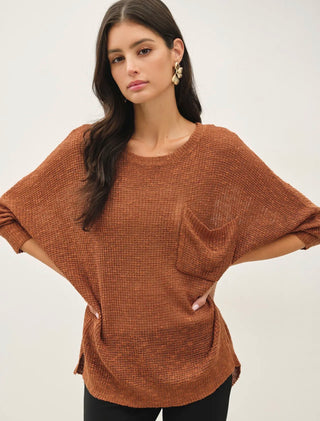 Pecan Pocket Detail Sweater