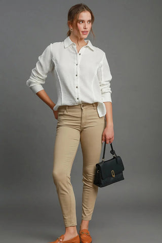 White Gauze Top