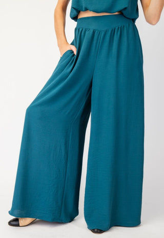 Teal Wide Leg Pant