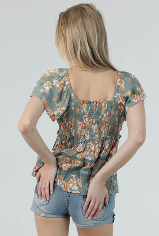 Flutter Sleeve Blouse