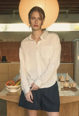 Essential Pinstripe Button Down