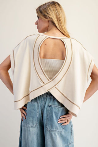 Mineral Wash Leo Peace Top