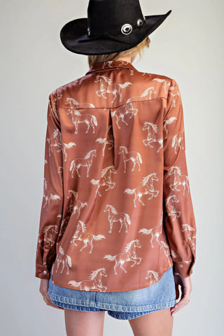 Amber Western Blouse