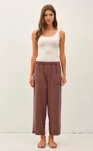 Brown Wide Leg Pant