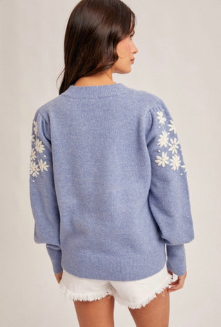 Petal Sleeve Sweater