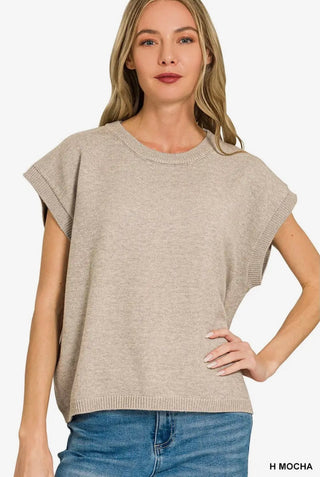 Greige Sweater Top