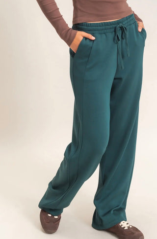 Green Straight Leg Pant