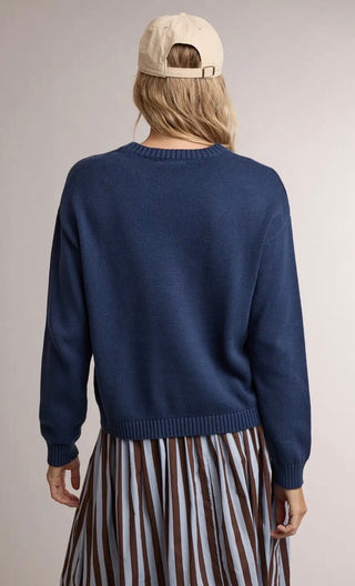 Navy Football Sweater
