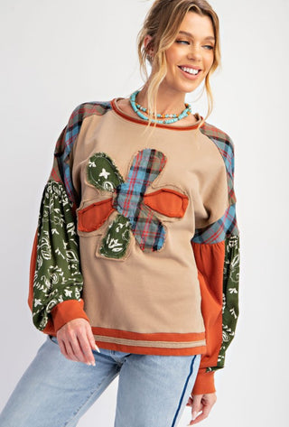 Flower Patch Mix & Match Pullover