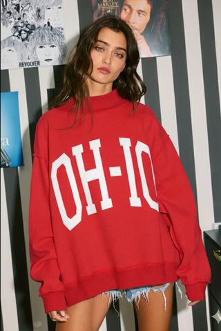 OH-IO Mockneck Sweatshirt