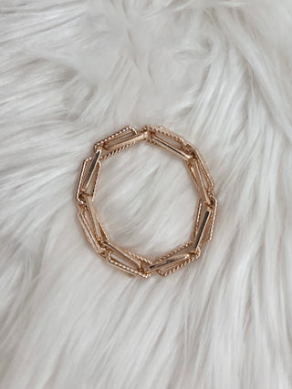 Textured Link Bracelet