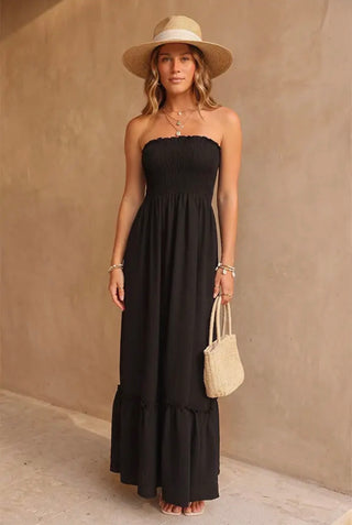 Black Strapless Dress
