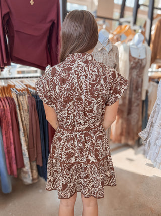 Autumn Paisley Dress