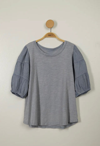 Blue Mineral Muse Top