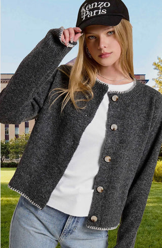 Pebble Stitch Cardigan