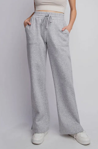 Heather Grey Terry Pant