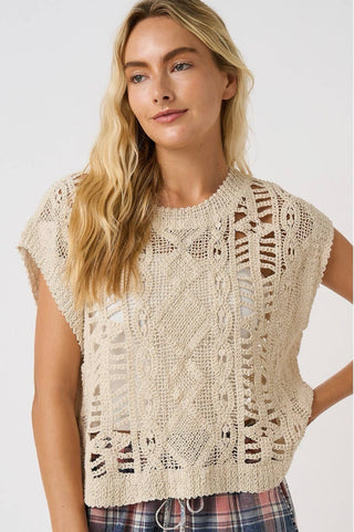 Boho Crochet Sweater