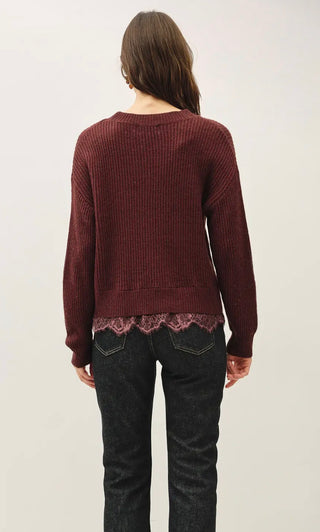 Coco Lace Hem Sweater