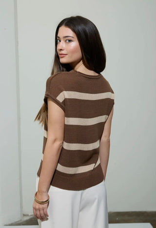 Tan & Brown Sweater