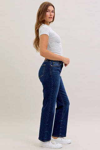 Madison Straight Leg Short Inseam Denim