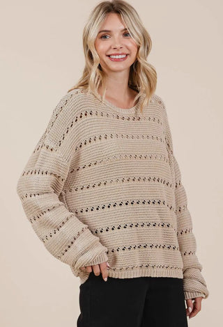 Oatmeal Mineral Wash Sweater