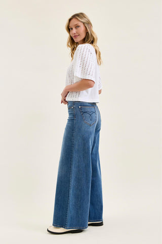 On The Go Palazzo Denim