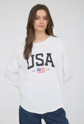USA Raglan Top