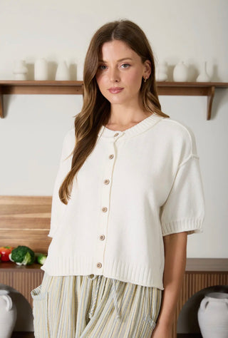 Raw Edge Cardigan
