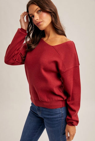 Cabernet Chic Sweater