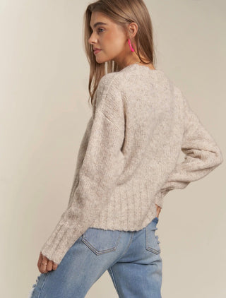 Oatmeal Crewneck Sweater