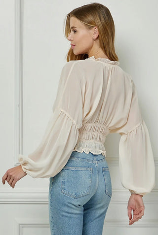 Cream Whisper Soft Blouse