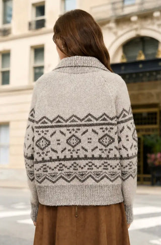 Fair Isle Cardigan Sweater