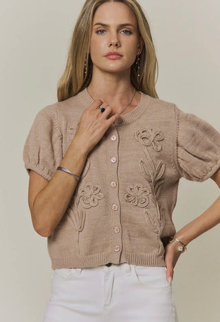 Floral Embroidered Sweater
