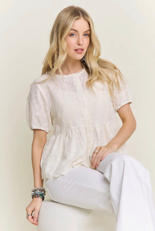 Aria Embroidered Blouse