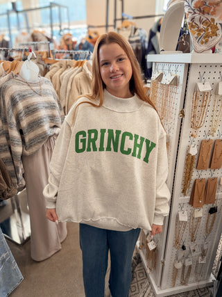 Grinchy Merry Reversible Sweatshirt