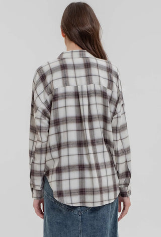 Black Plaid Shirt